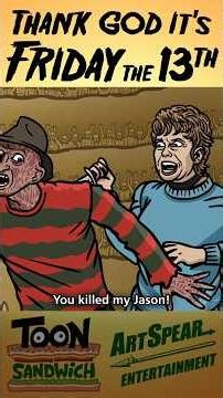 Hooray for Horror! - TOON SANDWICH #funny #horror #scream #comedy #animation #crossover