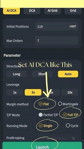 How to set up your futures classic strategy on apollo bot.
