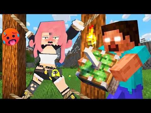 Jenny Tyan are TRAPPED by Diamonds in Minecraft Skyblock... What She Did?