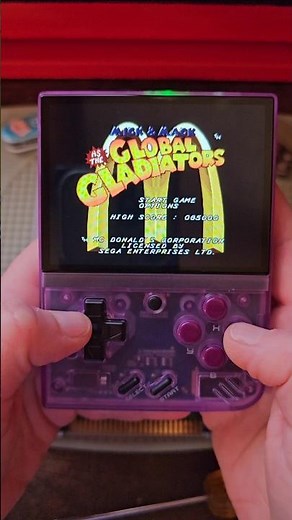 This ones actually pretty sweet 🍟🍔🎮 McDonald's Sega Global Gladiators 1992 Miyoo Mini Plus Retro