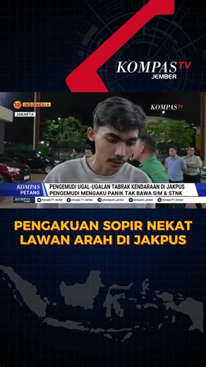 Terungkap! Alasan Sopir Nekat Lawan Arah di Jakpus, Bawa Pelat Nomor Palsu hingga Tak Miliki STNK