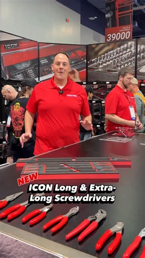 More new ICON tools we showcased at @semashow: Long Reach and Extra-Long Reach Screwdrivers. BOTH sets come in a foam tray. Look for them in-stores next year. #SEMA #ICON #HarborFreight | Harbor Freight