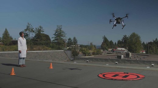 Prescription drugs delivered by drone