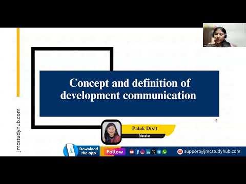 Development Communication | Concepts, Models & Role of Media | Recorded Class | UGC NET JMC Paper 2