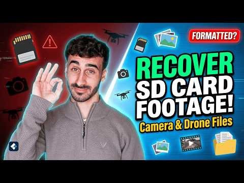 How to Recover Deleted Camera & Drone Footage From a Formatted SD Card