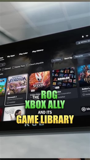Esportscenter | ROG Xbox Ally CAN play your Xbox games but it’s either going to be through the cloud or needs to be marked with “play anywhere” 🎮 - Follow... | Instagram