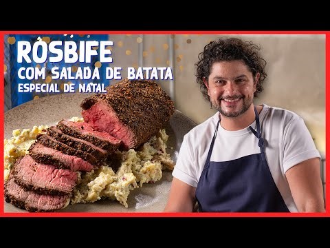 ROSBIFE COM SALADA DE BATATA PRO NATAL