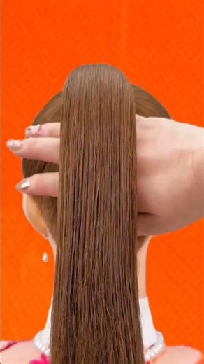 Easy Claw Clip Bun Hairstyle Tutorial ✨ Quick Elegant Updo for Long Hair #Shorts