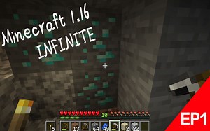 【Minecraft infinity ep1】无限！25层的煤矿...