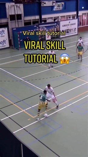 Viral skill tutorial 😱 #tyrellball #footballtiktok #fyp #viralskills #easyskills #footballtutorial #skilltutorial #hardskills #futsalskill #bodyfeint