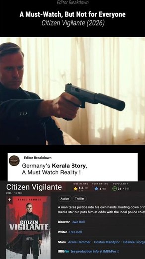 Citizen Vigilante (2026) A Must Watch, But Not for Everyone