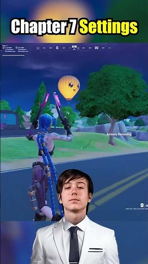 PeterBot Shows Settings For Chapter 7 #fortnite #fortniteclips #gaming #highlights #shorts #peterbot