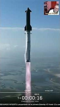 🚀 ¡HISTÓRICO! Mira el despegue del primer vuelo de la Starship V3 😍