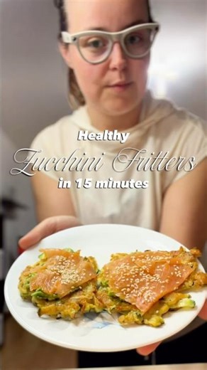 15-Minute Healthy Zucchini Fritters That Feels Gourmet 😍
