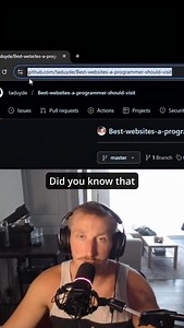 Best websites a programmer should visit 😎 This GitHub repo contains a massive list of useful links for programmers. Coding help, project ideas, and LOADS more. The best part is all of these resources are located in one place for your convenience! Follow for more free coding resources ✅ #code #coding #tech #learntocode #data | Softwarewithnick