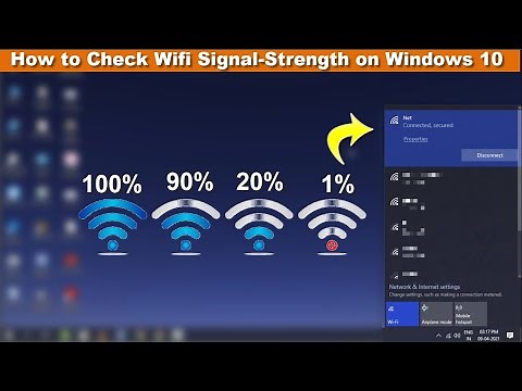 How to Check Your Wi-Fi Signal Strength on Windows 10