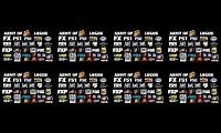 Mix of 8 videos from youtube : army of armies of armies of fox logos!!!!