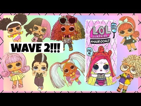 LOL Surprise Hairgoals Wave 2 Full Set Checklist Revealed! New Club! Ultra Rare EDM BB!
