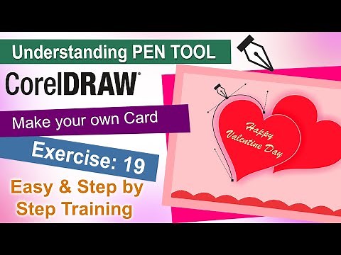 Understanding PEN TOOL in Corel Draw Exercise No. 19 | YN Tutor