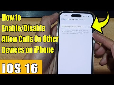 iOS 16: How to Enable/Disable Allow Calls On Other Devices on iPhone