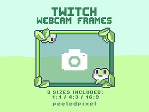 Animated Frog Webcam Overlay | Cute Frog Border for Twitch Stream - Etsy Canada
