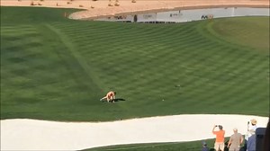 STREAKER ON THE 17TH HOLE: “Oh my God!” Yup, this might be the worst streaker ever 😂. This naked guy ran right onto the golf course ahead of the Phoenix Open golf tournament in Scottsdale, Arizona yesterday. The streaker started breakdancing, before pretending to hit an imaginary golf ball. He was finally escorted off the field to the cheers from the audience. Credit: Storyful STORY: http://bit.ly/2FE2vBw | FOX 26 Houston