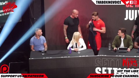 Carnage! - Punches landed as Simple Simon and Ed Matthews brawl at press conference