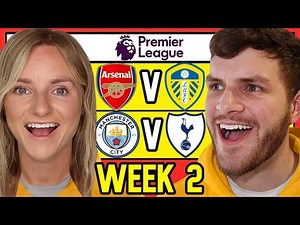 PREMIER LEAGUE WEEK 2 PREDICTIONS
