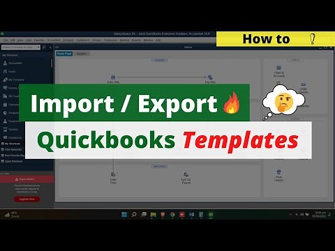 How to Export and Import Templates In QuickBooks Desktop