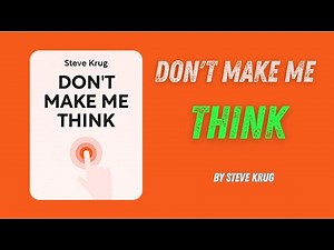 Don't Make Me Think By Steve Krug