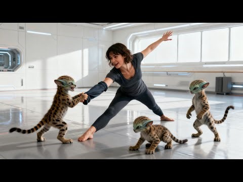 The Predator Cubs Tried to Help the Human Stretch — They Thought She Was Fighting Invisible Enemies