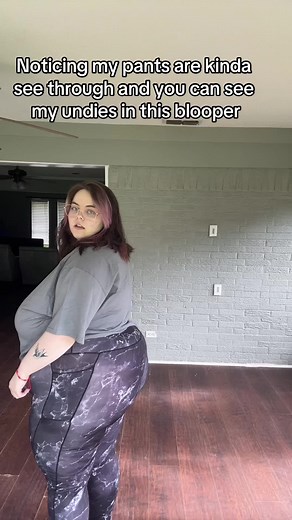 I went out into public like this 😭 This is a kind of blooper I do when I’m first learning an audio, and I watched it back in realized my pants are kind of see through