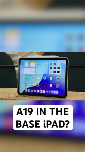 A19 in the Budget iPad?! #ipad #a19ipad #budgetipad #ipad12 #ipad12thgen #2026ipad #ipadnews #apple