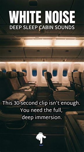 Airplane cabin white noise that actually works #whitenoise #sleep #asmr