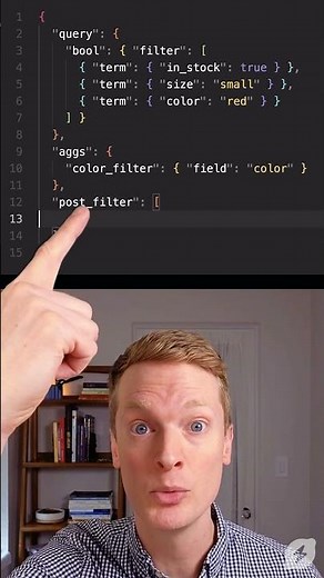 Elasticsearch post filters explained in 51 seconds! #code #elasticsearch