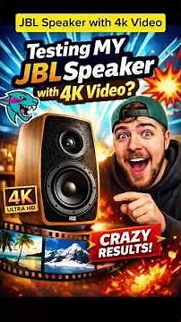 Testing MY JBL Speaker with 4k Video? #bluetoothspeaker