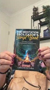 It’s here…My new book unboxing.The Meditation Facilitator’s Script Book.