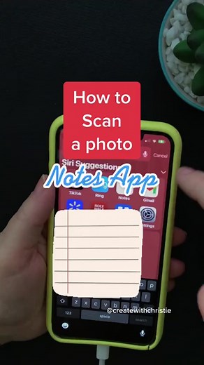 3K views · 25 reactions | Have you ever needed to scan something but not sure how? You can scan right from your phone! Check out this tip and let me know if you learned something new! #iphonehacks #iphonetips #iPhoneHelp #momtips #scanning | Create with Christie - faith based art & lettering | Facebook