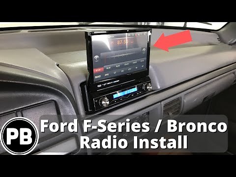 1992 - 1997 Ford F-Series / Bronco Stereo Install
