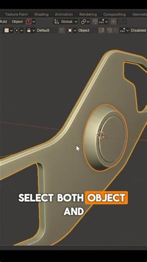#3d Blender Boolean trick ( you need )