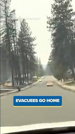 Some Spokane wildfire evacuees return home