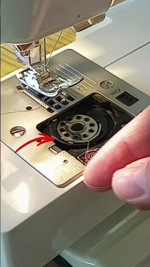 Insert a bobbin into a Singer Scholastic 6510 sewing machine #sewing
