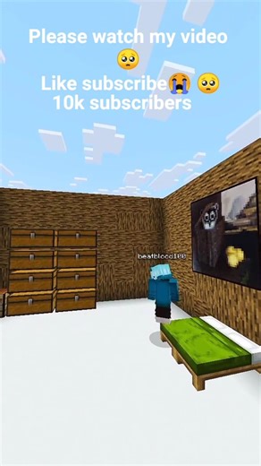 Simple Wooden House in Minecraft 🌳 | Easy Build Idea #shorts