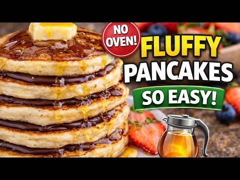 Soft & Fluffy Pancake Recipe | Easy Homemade Breakfast