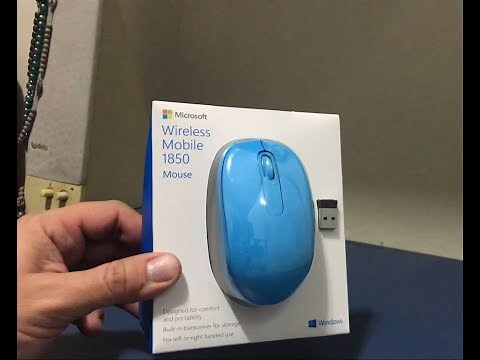 Microsoft Wireless Mobile Mouse 1850 - Unboxing e primeiras impressões