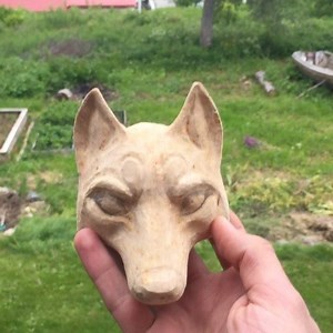 54 reactions · 5 comments | The wolf sculpture is really starting to take shape! It is more work than i had expected  and quite nerve wracking to carve  im gonna continue working on it tomorrow  | Jonasolsenwoodcraft | Facebook