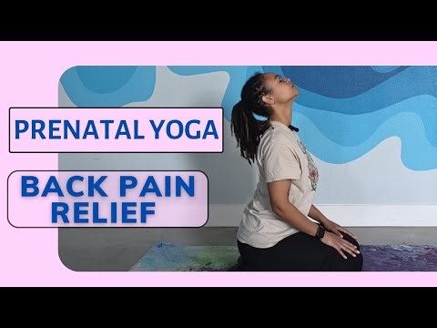Prenatal Yoga for Back Pain | Pregnancy Yoga | Back Ache | Safe For All Trimesters | Slow Flow