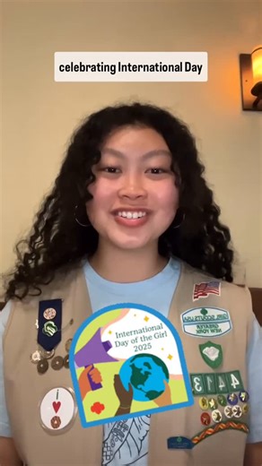 Girl Scouts on Instagram: "Girls aren’t waiting for the future they’re building it. 💪 Celebrate #InternationalDayofTheGirl with us and girls everywhere on October 11. ✨ Share how you’re celebrating girls who dream big! Visit the link in bio for more deets! 🚺🌎"