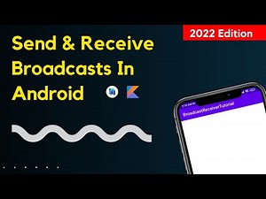 how to send broadcast in android studio | send & receive broadcast in android studio | Tech projects