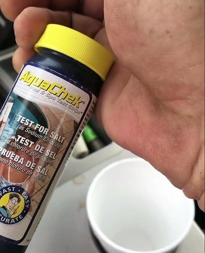 How to test pool salt level